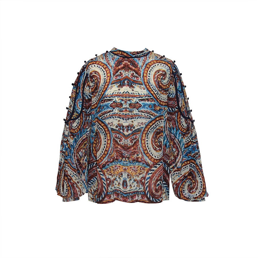 “TANGO” BOHO INSPIRED SILK BLOUSE
