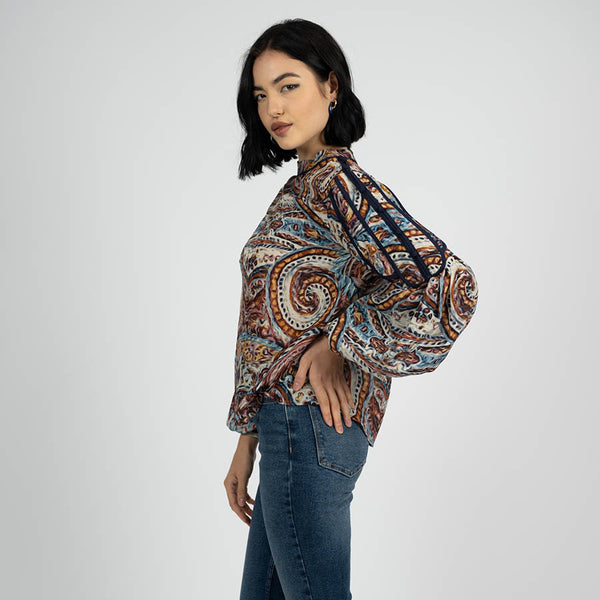 “TANGO” SILK BLOUSE