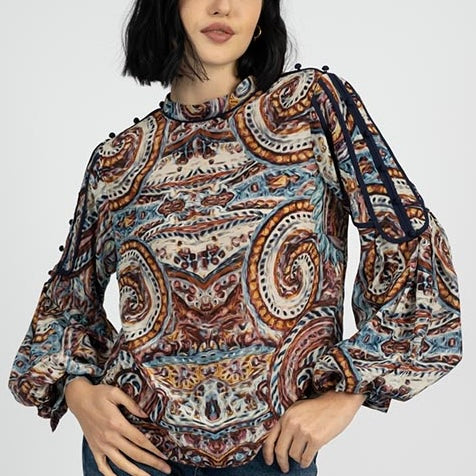 “TANGO” SILK BLOUSE