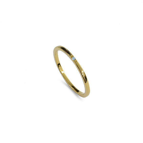 “Lori” 925 sterling silver BLUE TOPAZ RING