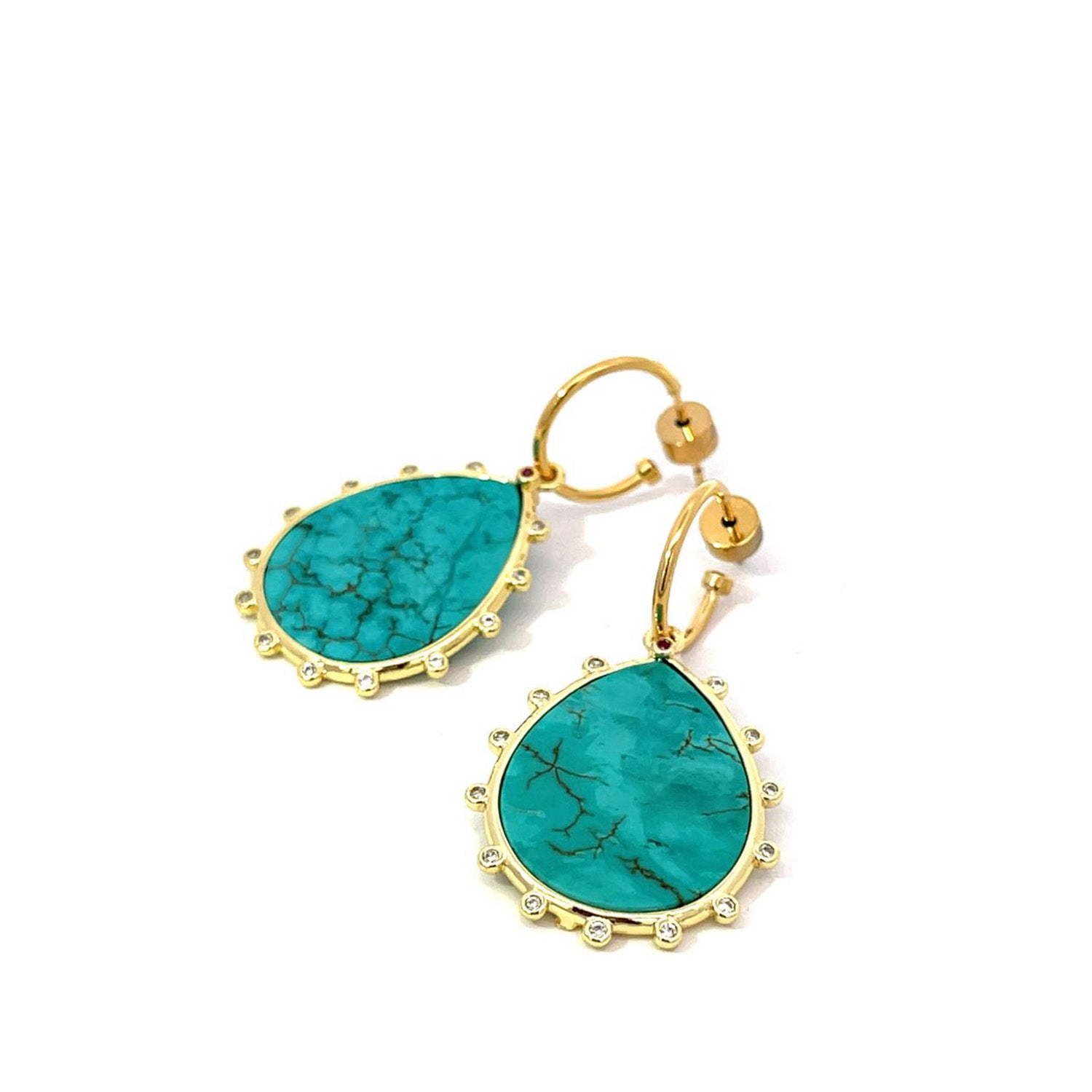 Shop Gosia Orlowska's Trendy Turquoise Earrings