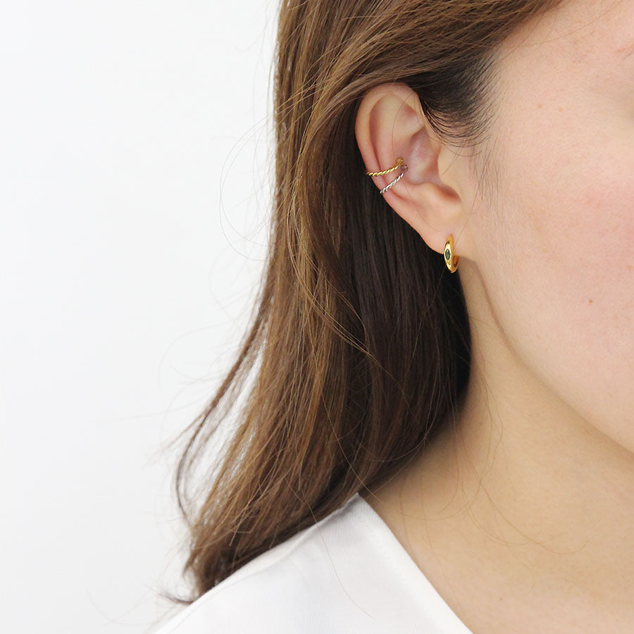 "HARPER" TWISTED 925 SILVER EAR CUFF