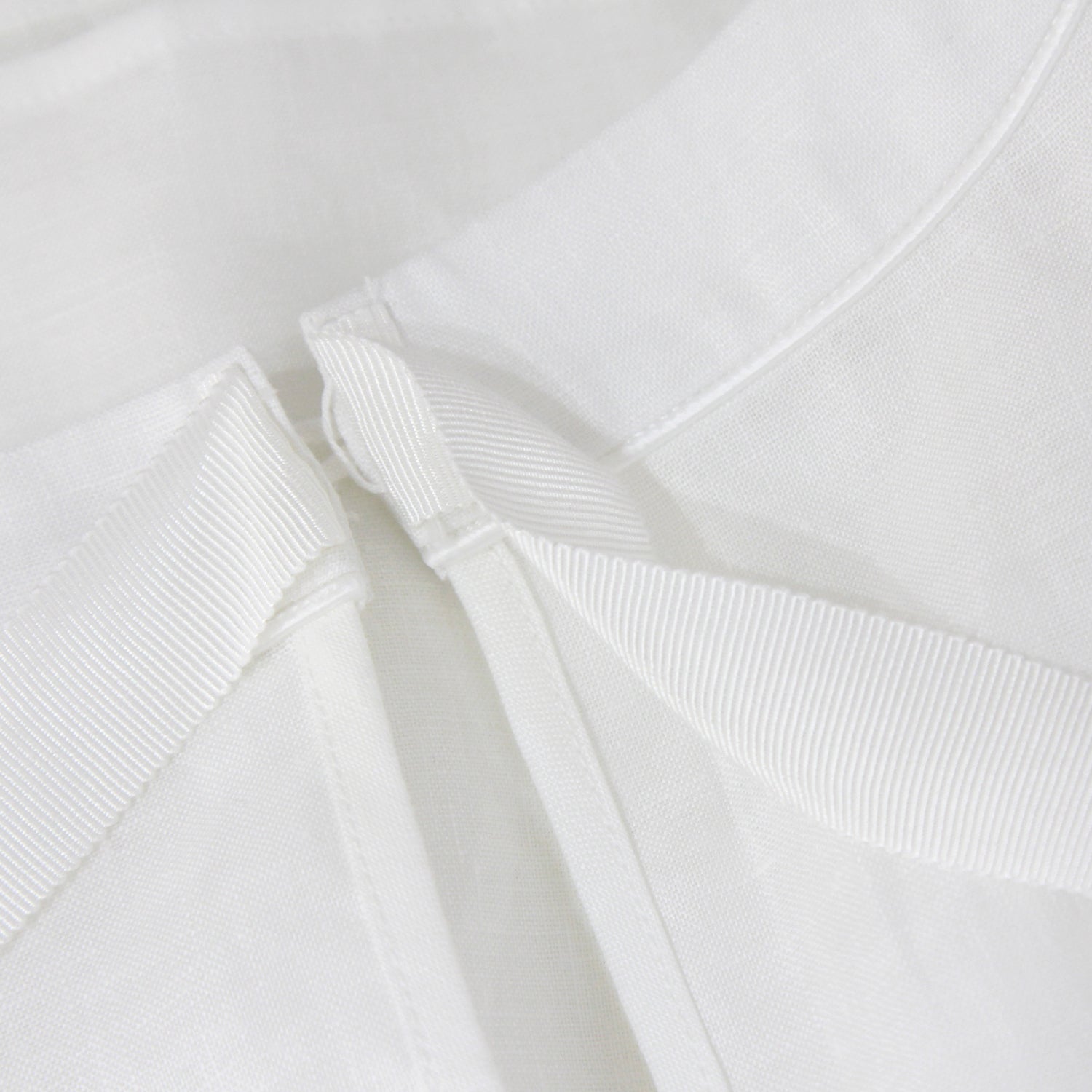 Stylish Valencia Linen Dress in White by Gosia Orlowska