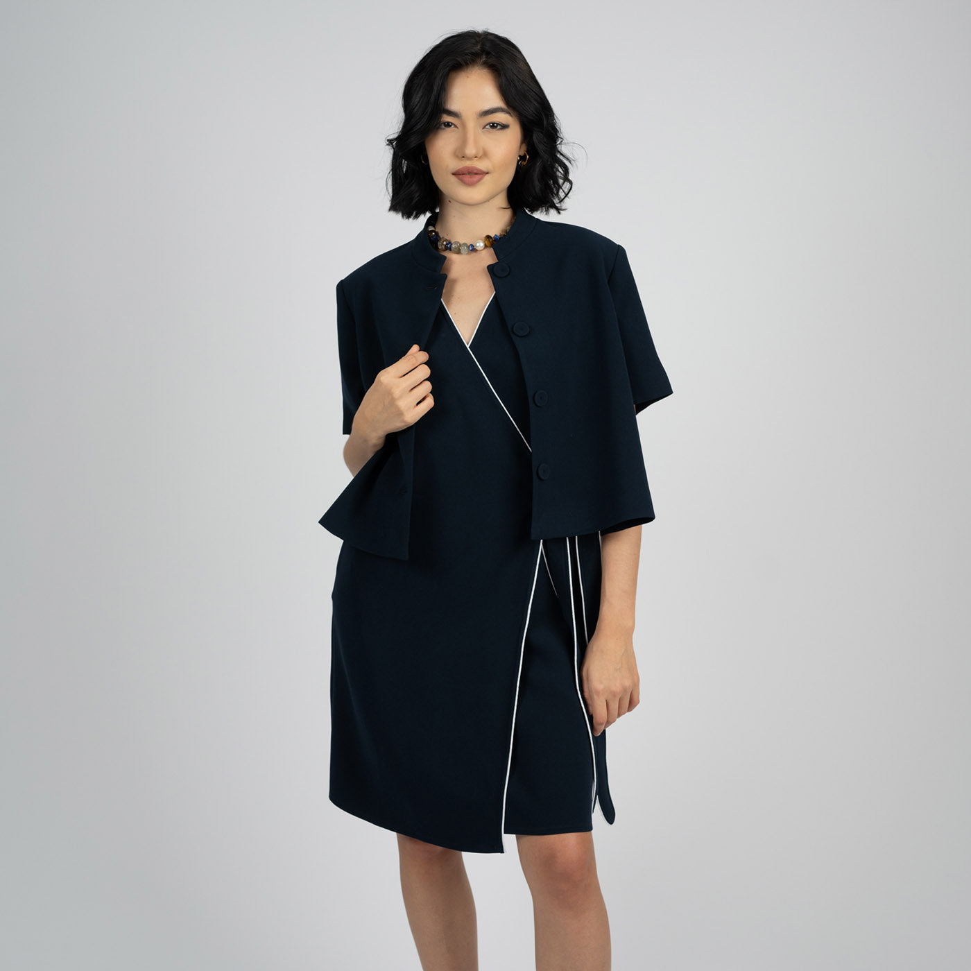Shop Lauren Sleeveless Wrap Dress Online