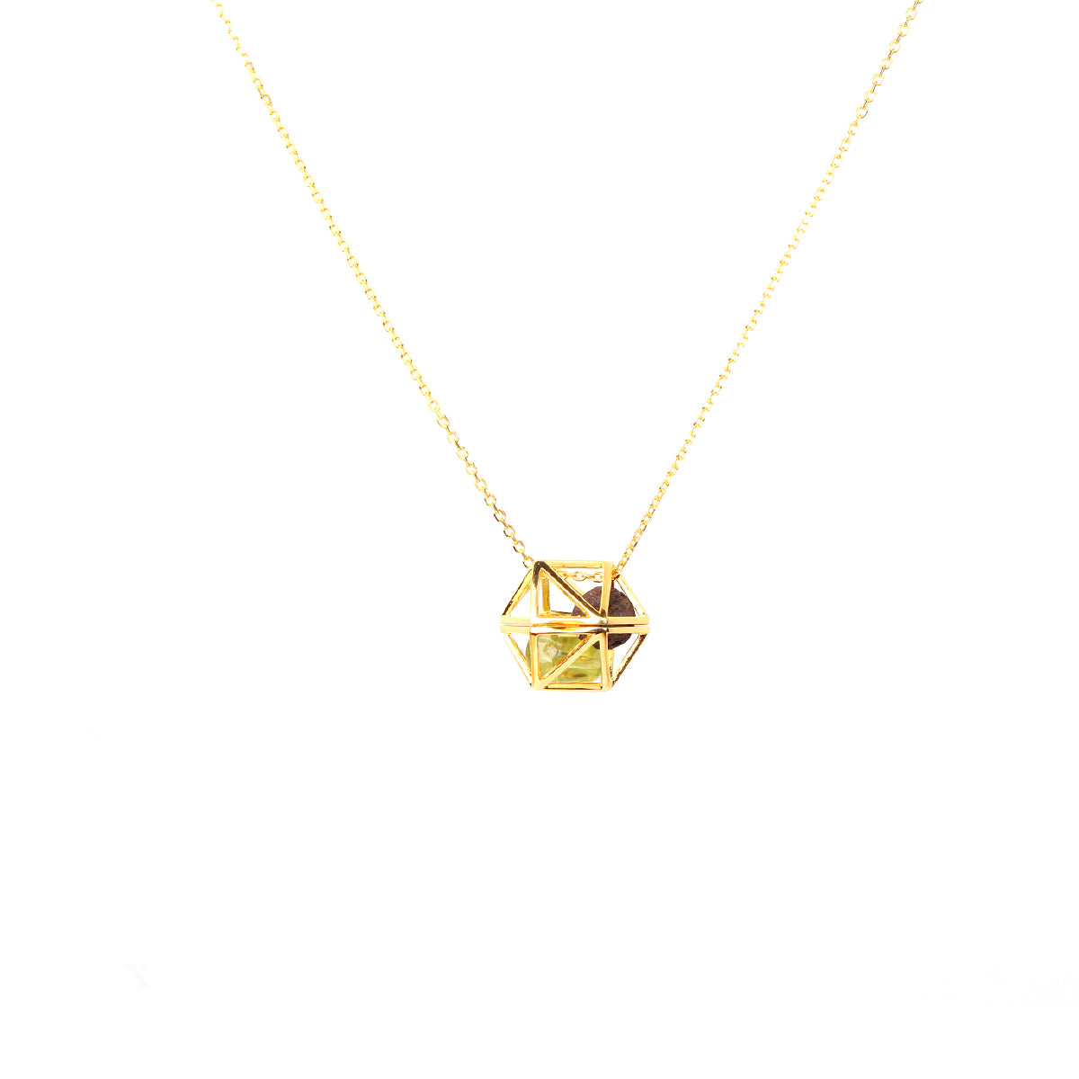 Reflective Essence: Gosia Orlowska's "Mia" Diffuser Necklace