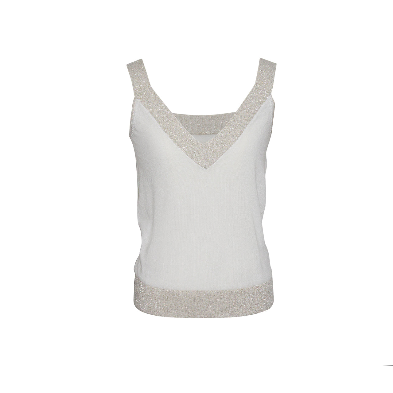 Gosia Orlowska's MARA Knit V-Neck Tank Top