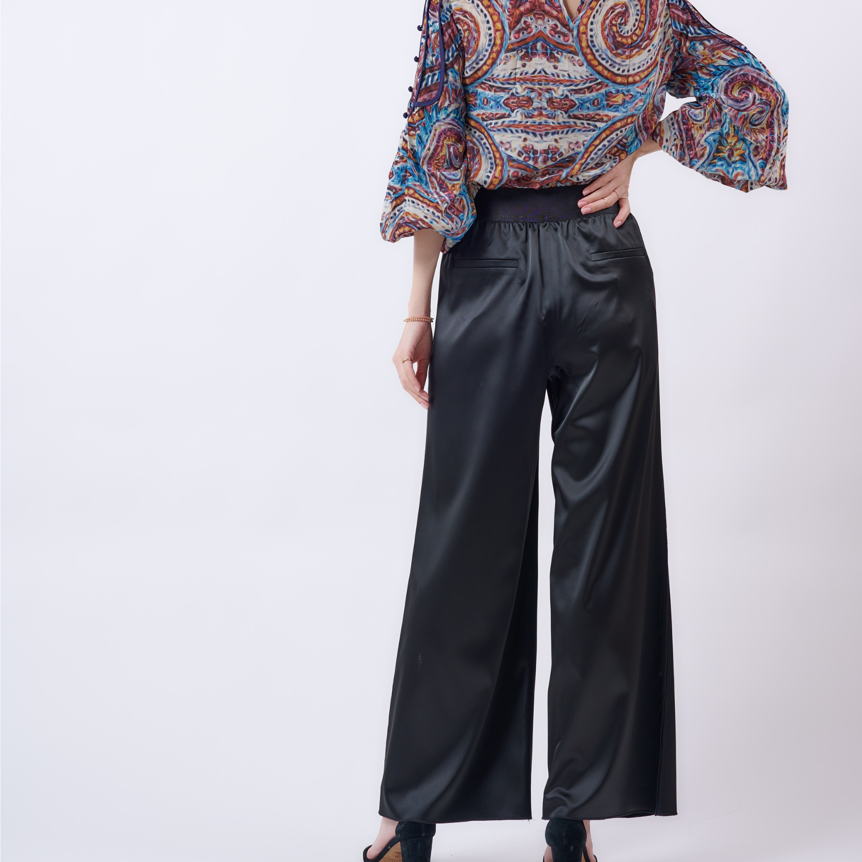 Shop the Elegant ATHENA Silk Pants Online