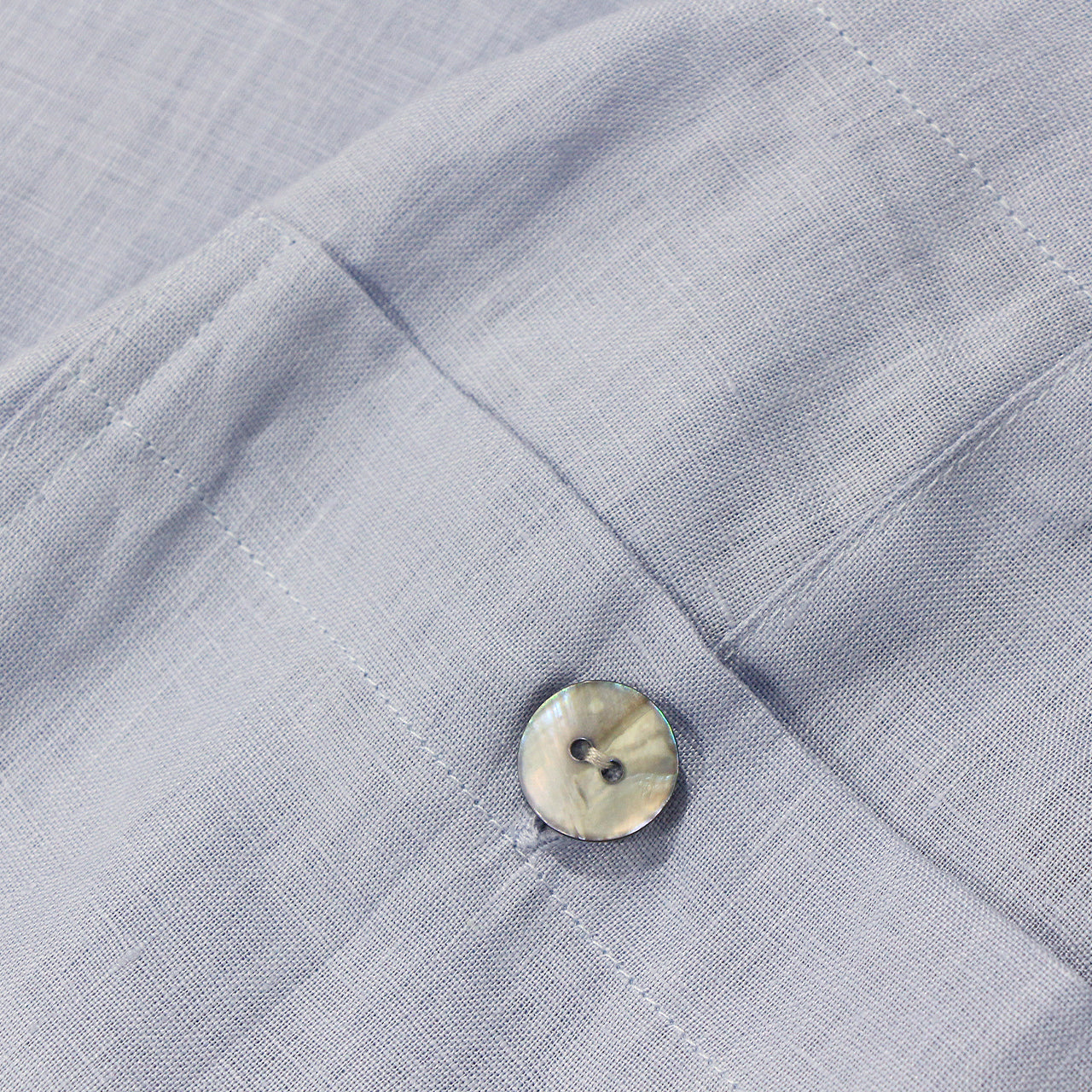 Discover SOFIA Linen Pants in Baby Blue - Gosia Orlowska