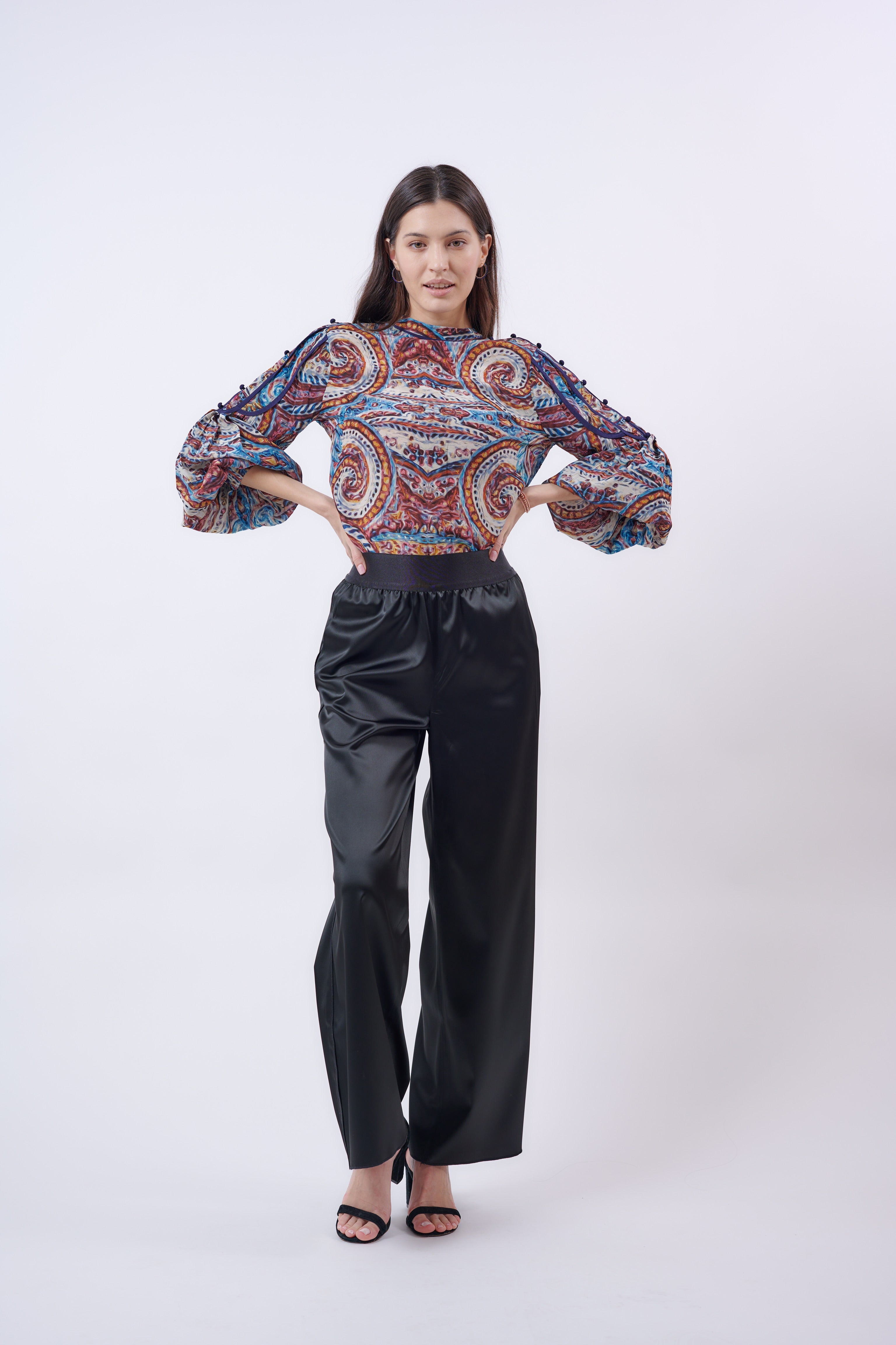 Discover ATHENA Silk Trousers - Gosia Orlowska