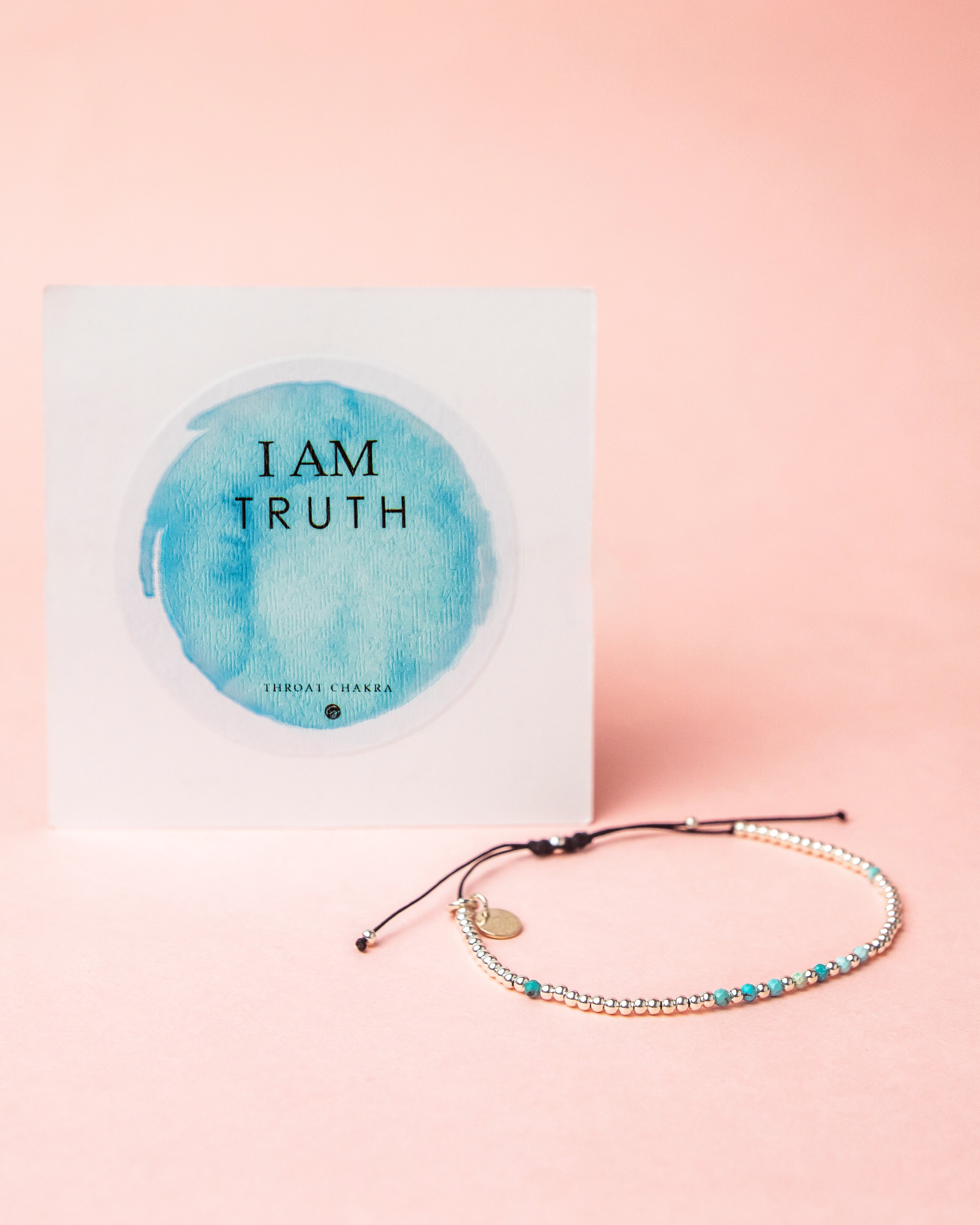 Tap into Your Chakras with I Am Sterling Silver Bracelet