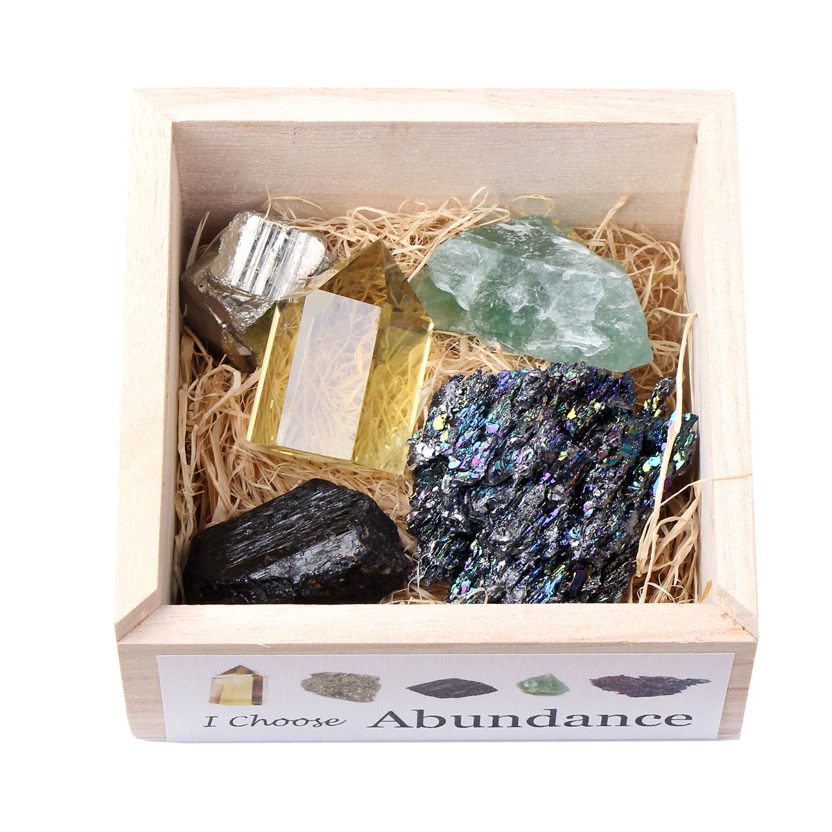 Discover Abundance Crystal Set by Gosia Orlowska
