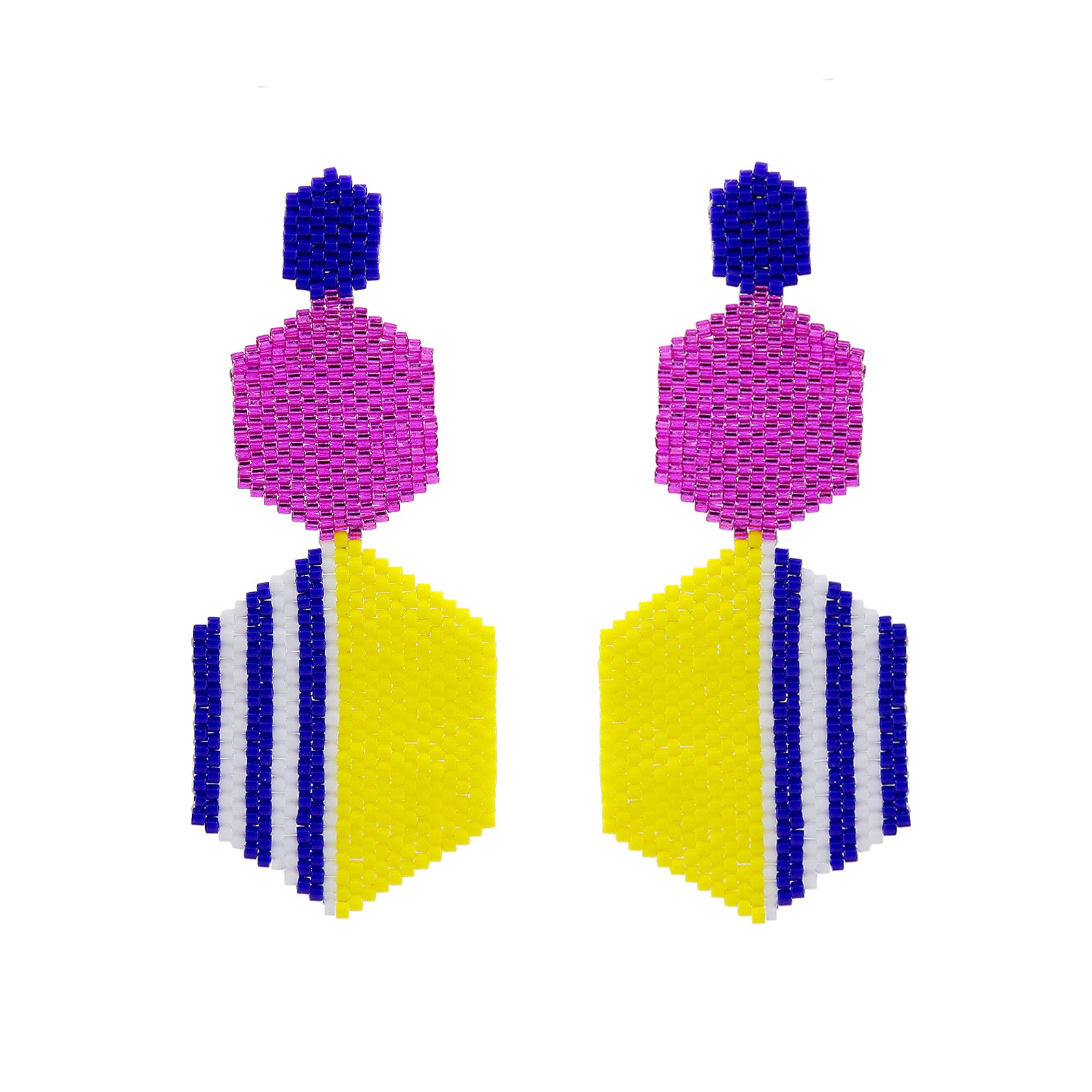 Abella Hexagon Earrings by Gosia Orlowska
