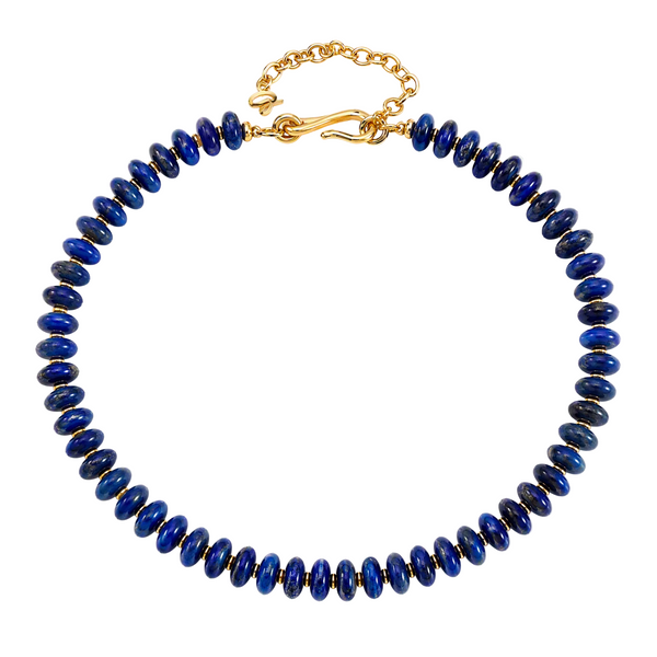 "Cobalt" Lapis Lazuli Sterling Silver Choker