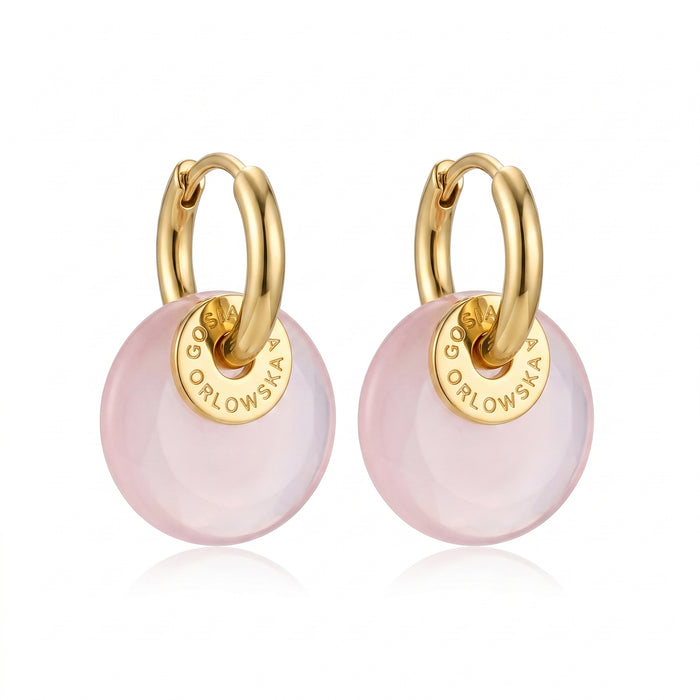 "CIAMBELLA“ 1.5cm Agate Mini Earrings