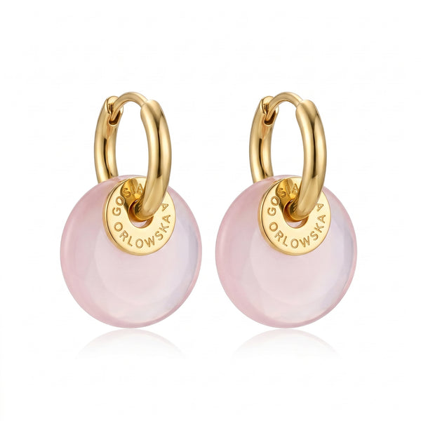 "CIAMBELLA“ 1.5cm Agate Mini Earrings