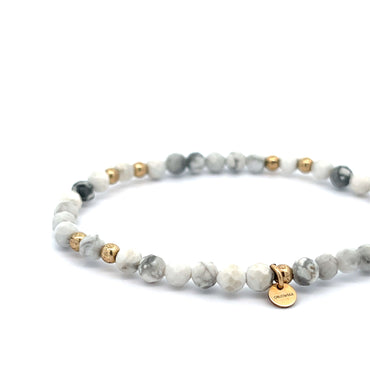 Linda White Howlite Bracelet Collection Online