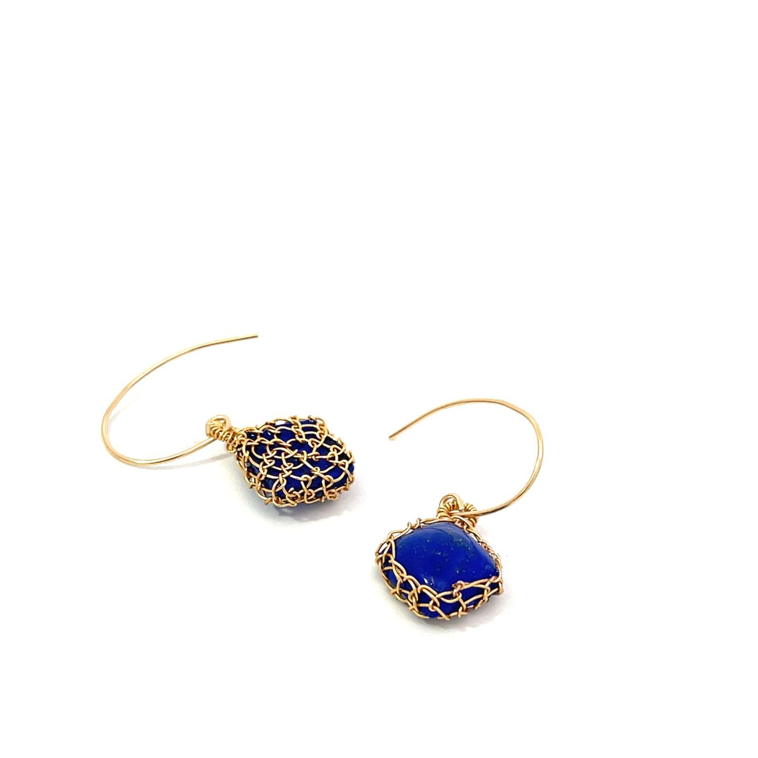 Shop Exquisite NATI Lapis Lazuli Drop Earrings Online