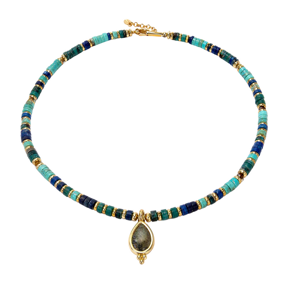 “Agera” Mix Gemstone Necklace