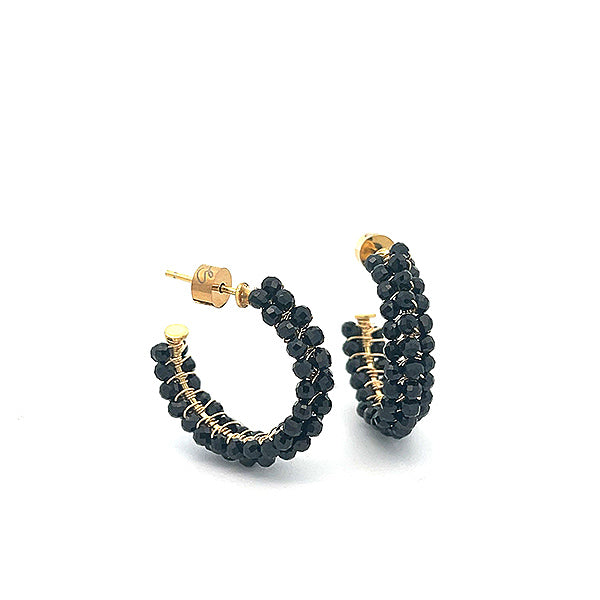 “KOHAKUTOU” BLACK SPINEL C HOOPS