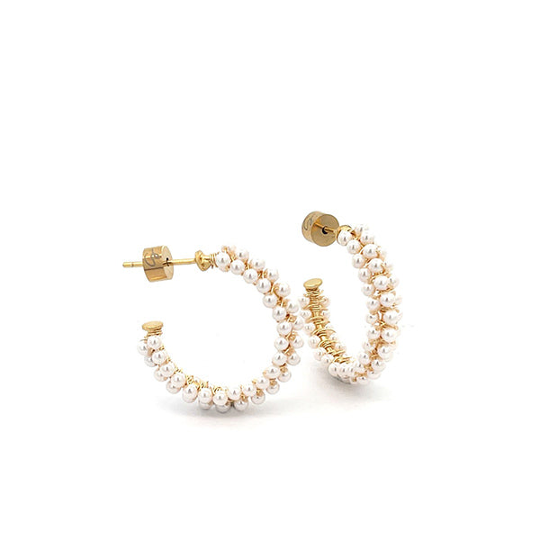 “KOHAKUTOU”  Crystal C-HOOPS (2CM)