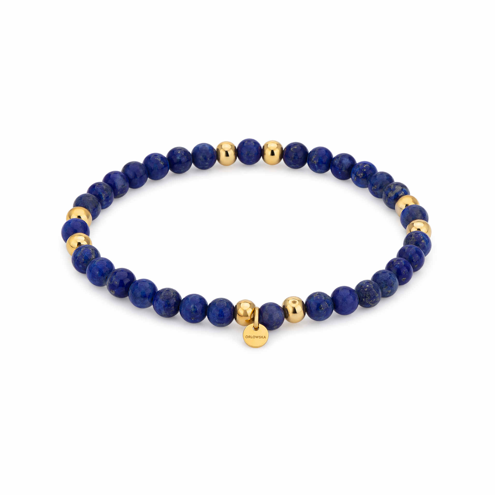 “Laya” 4mm Lapis Lazuli Bracelet