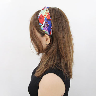 “Afrikka” Chromatic Color Silk Headband