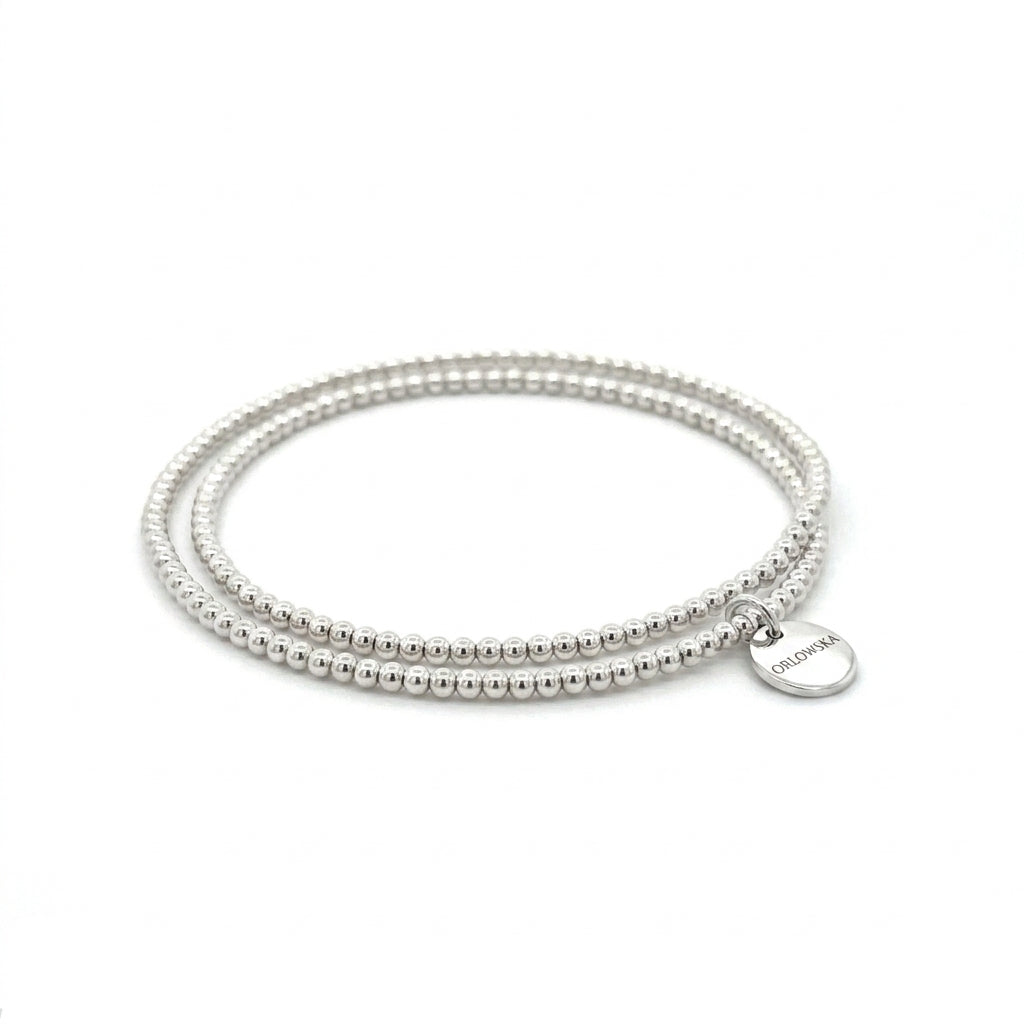 “Mia”  2mm Double Wrap Bracelet