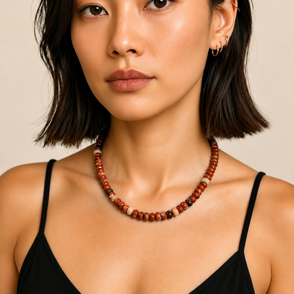 “Agnes” Gemstone necklace