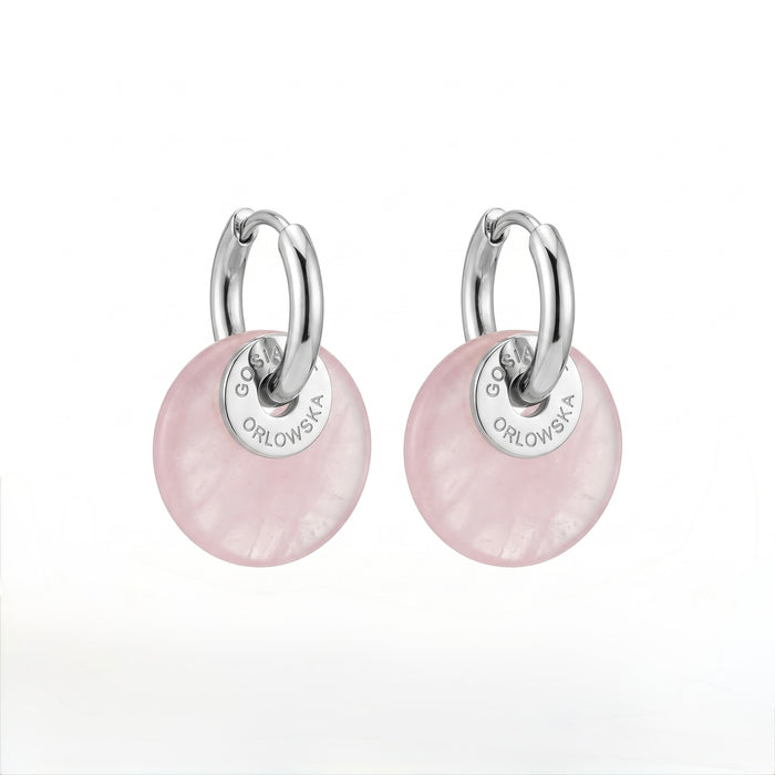 "CIAMBELLA“ 1.5cm Agate Mini Earrings