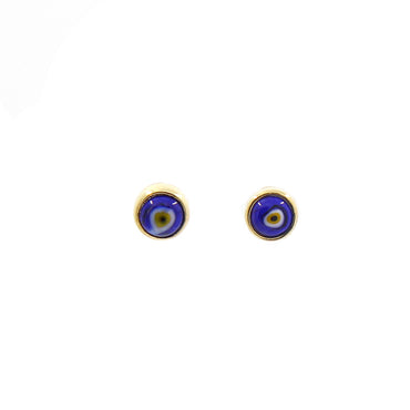 Stunning Gold Evil Eye Turkish Glass Earrings