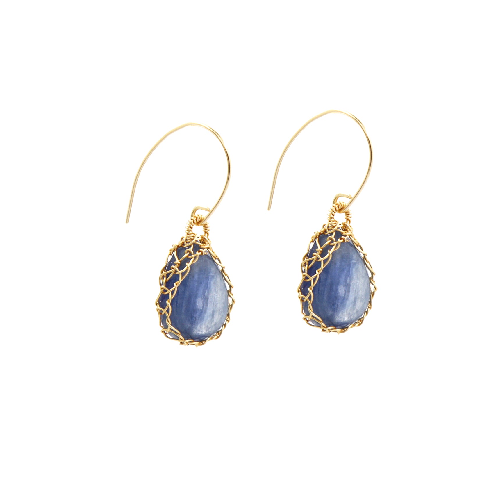Shop Gosia Orlowska's NATI Blue Kyanite Earrings