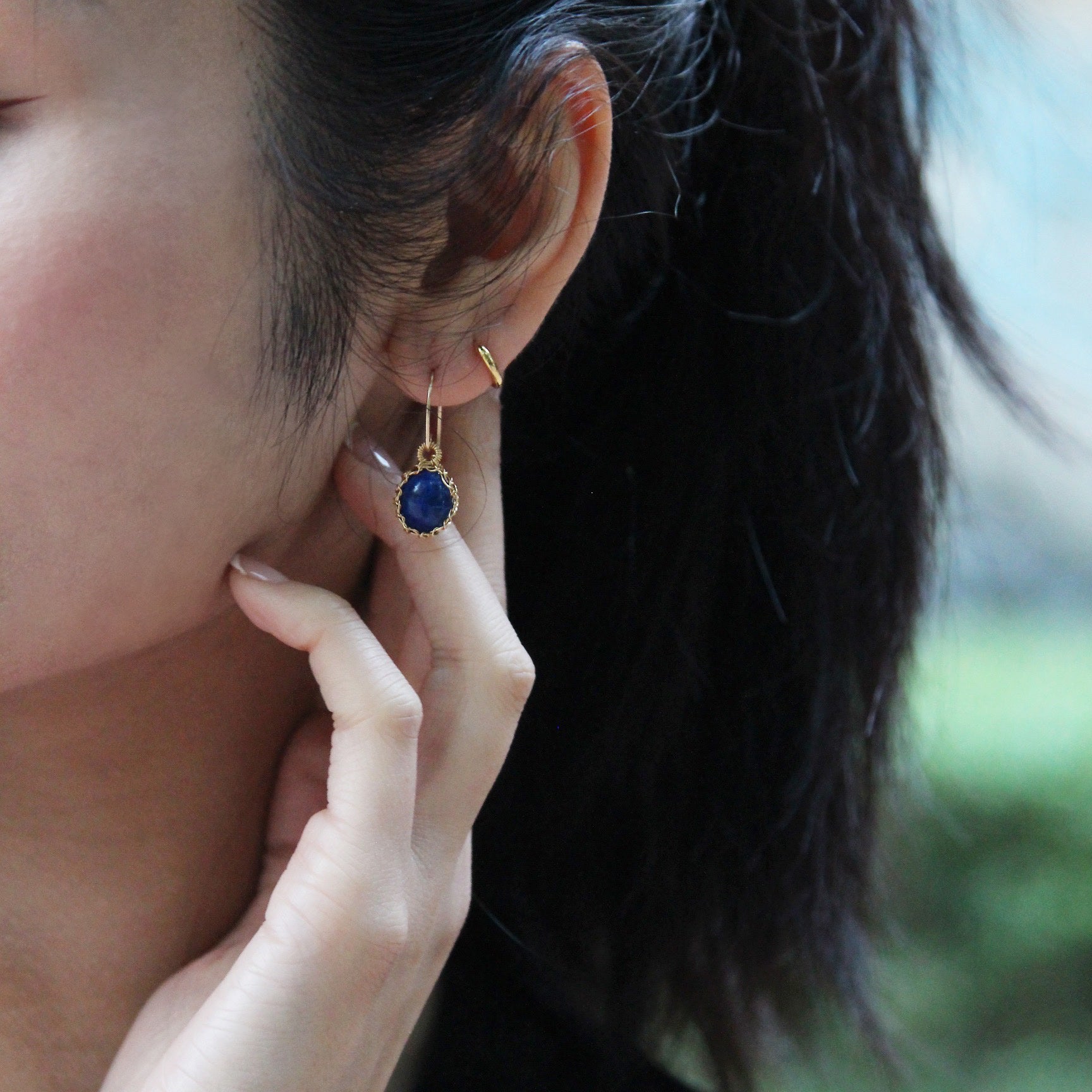 Small Drop Earrings by Gosia Orlowska
