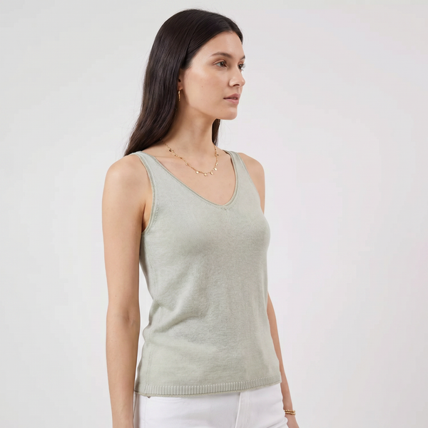 “PAULA“ Basic Knit Tank Top