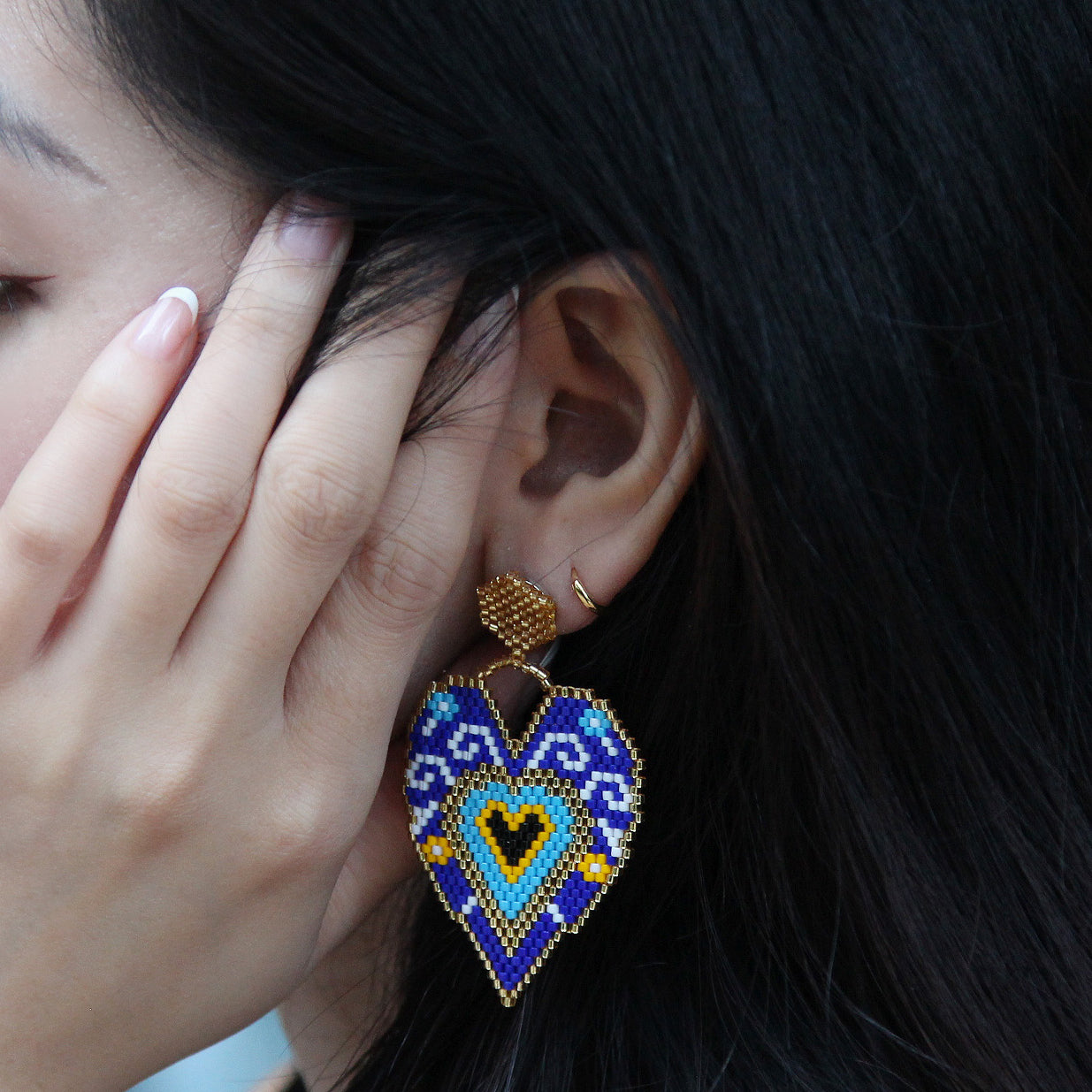 Shop Wonka Heart Beaded Earrings Online Now