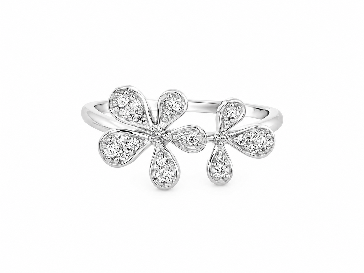 “Fleur” Fortune Petal Gold Vermeil Ring