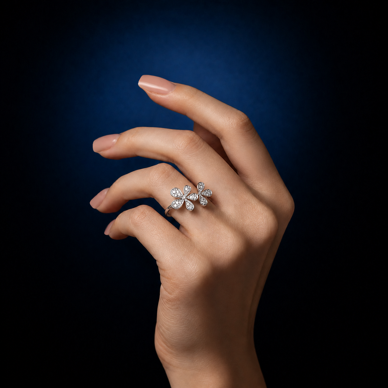 “Fleur” Fortune Petal Gold Vermeil Ring