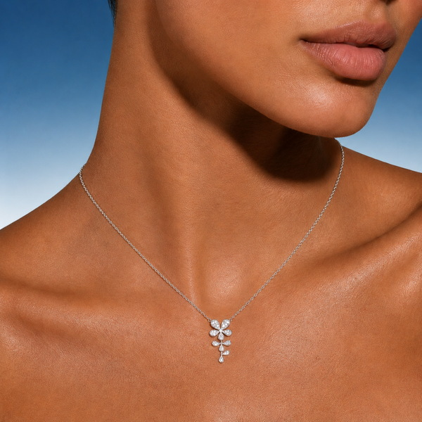 “Fleur” Fortune Petal Gold Vermeil Necklace