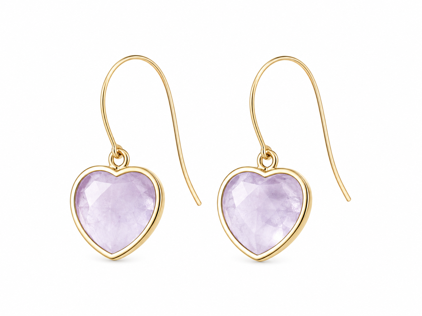 “ MIDI Heart” Gemstone Earrings