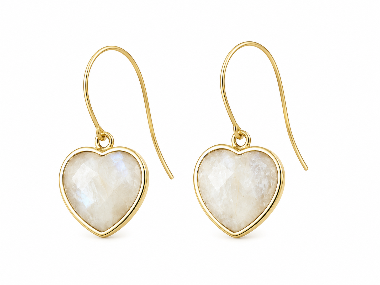 “ MIDI Heart” Gemstone Earrings