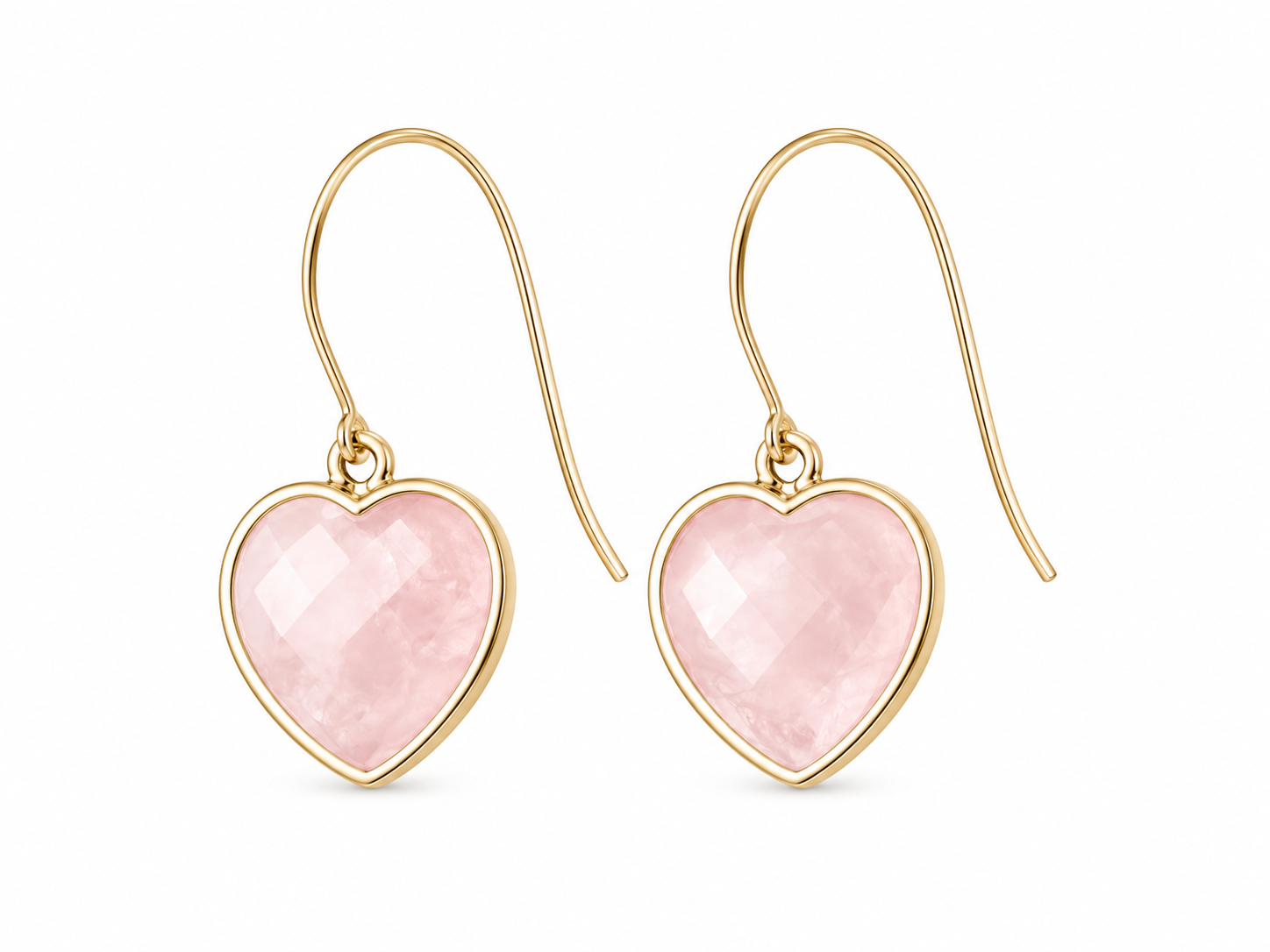 “ MIDI Heart” Gemstone Earrings