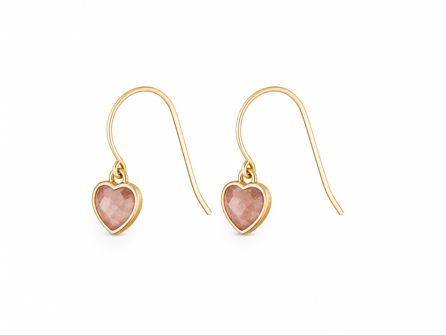 "MINI HEART" Gemstone Earrings