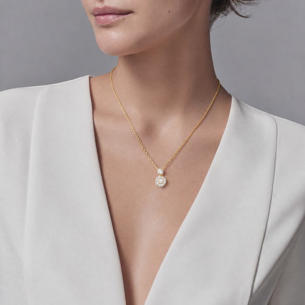 “Astra” Starry Zirconia Gold Vermeil Necklace