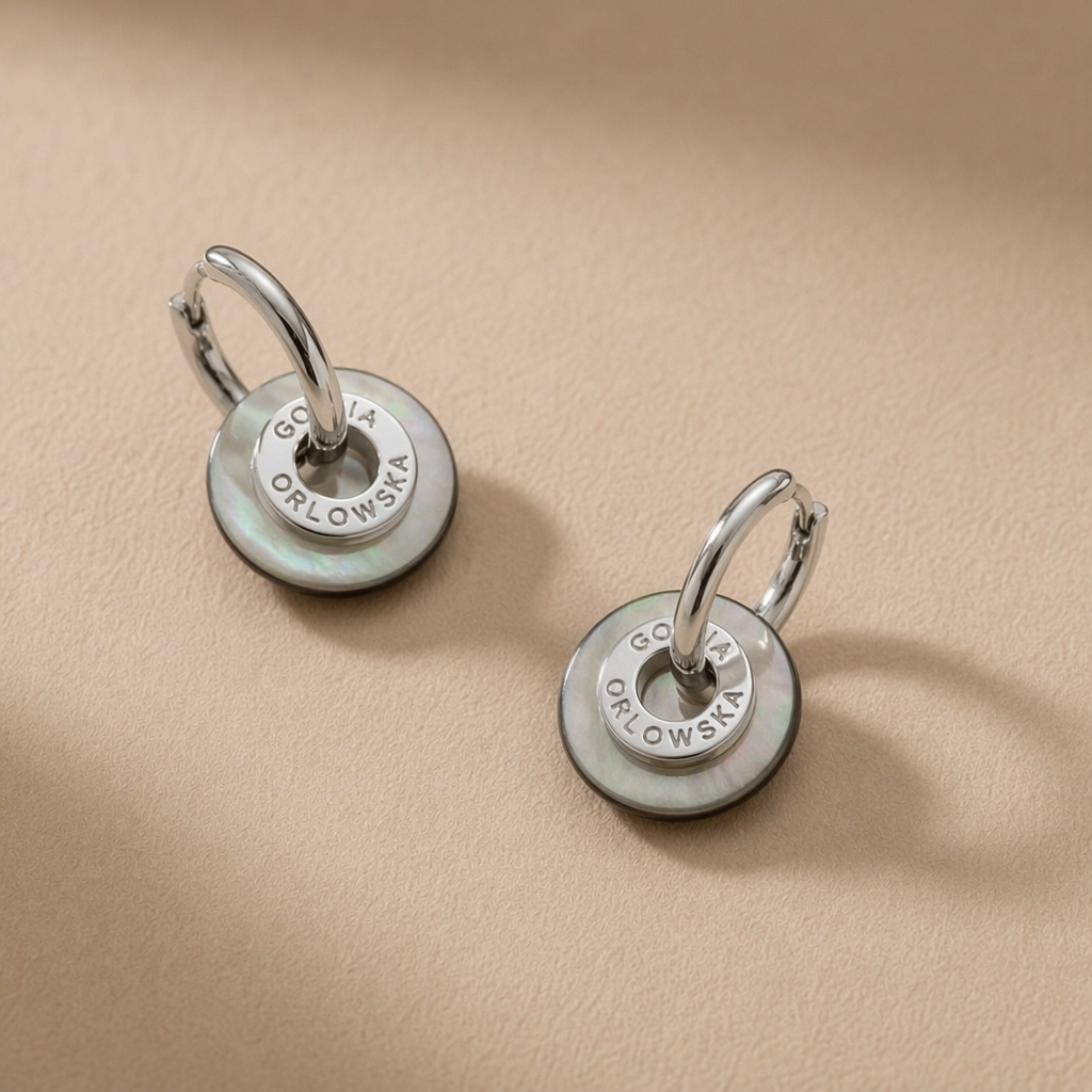 "CIAMBELLA" 1CM mini (Abalone) Earrings
