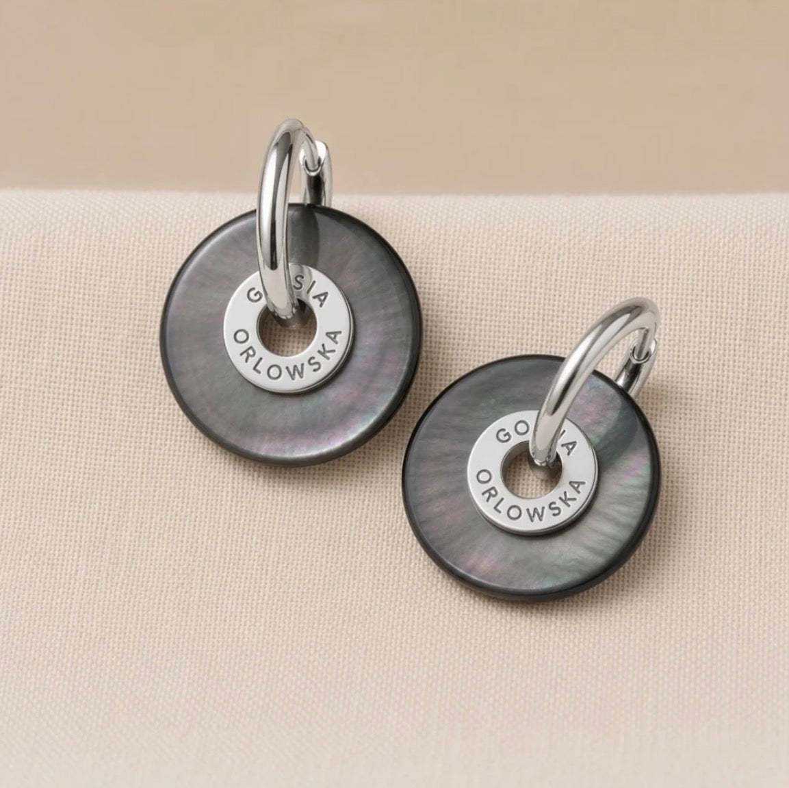 “CIAMBELLA” 2CM Abalone Mother of Pearl EARRINGS