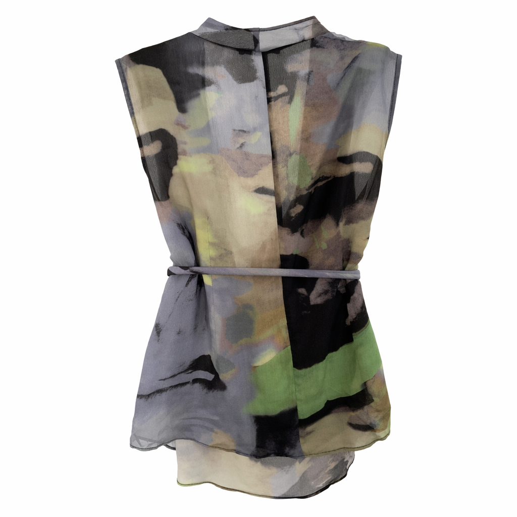 Safari Silk/Cotton Blend Blouse