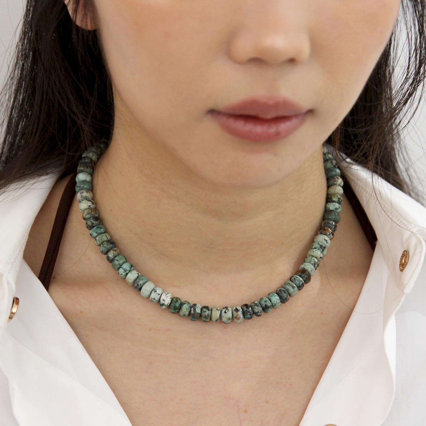 “Agnes” Gemstone necklace