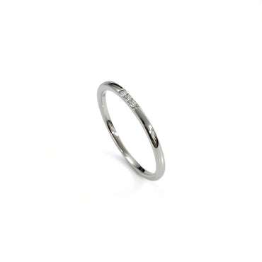 “Lori” 925 sterling SILVER 3 STONES RING