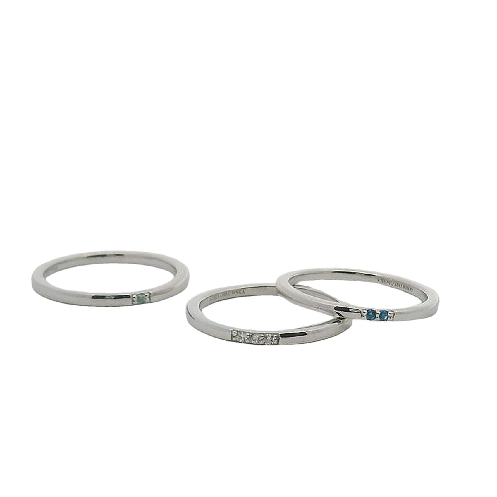 “Lori” 925 SILVER 3 STONES RING
