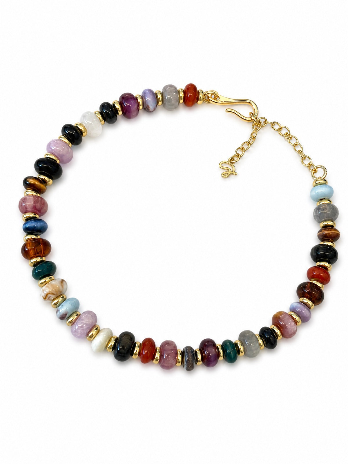 "Love Candy" Colourful Ceramic Resin Mix Necklace