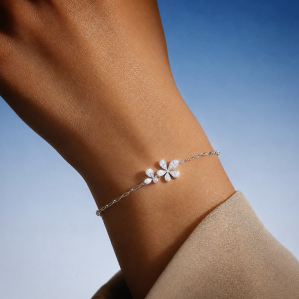 “Fleur” Fortune Petal Gold Vermeil Bracelet